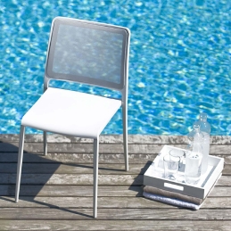 achat pedrali mya 701 chaise stéphane plaza mobilier promo noir textylene exterieur chaise piscine design terrasse