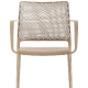 vente pedrali mya 705 fauteuil stéph plaza mobilier noir rouge promo métal outdoor terrasse extérieur 