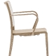 vente pedrali mya 705 fauteuil stéph plaza mobilier noir rouge promo métal outdoor terrasse extérieur 