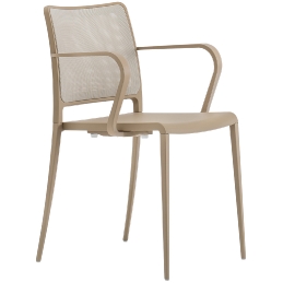 vente pedrali mya 705 fauteuil stéph plaza mobilier noir rouge promo métal outdoor terrasse extérieur 