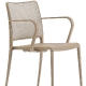 vente pedrali mya 705 fauteuil stéph plaza mobilier noir rouge promo métal outdoor terrasse extérieur 