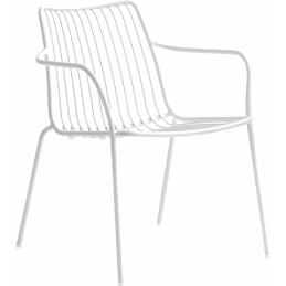 achat pedrali nolita 3659 fauteuil lounge jardin détente fil metal