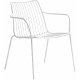 achat pedrali nolita 3659 fauteuil lounge jardin détente fil metal