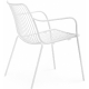 achat pedrali nolita 3659 fauteuil lounge jardin détente fil metal