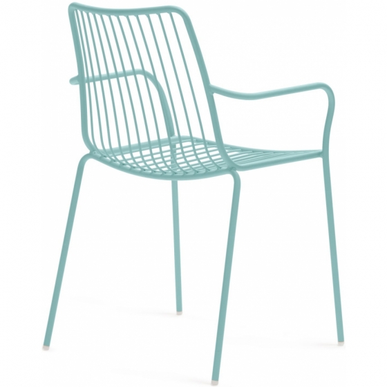 achat pedrali nolita 3656 fauteuil jardin métal dossier haut jardin cedre rouge