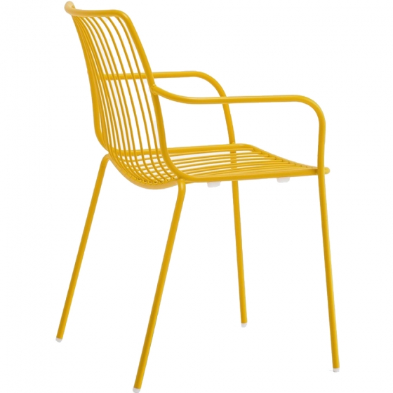 achat pedrali nolita 3656 fauteuil jardin métal dossier haut jardin cedre rouge