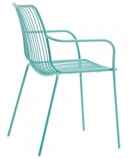 achat pedrali nolita 3656 fauteuil jardin métal dossier haut jardin cedre rouge