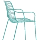 achat pedrali nolita 3656 fauteuil jardin métal dossier haut jardin cedre rouge
