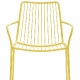 achat pedrali nolita 3656 fauteuil jardin métal dossier haut jardin cedre rouge