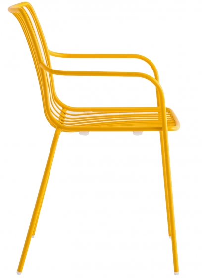 achat pedrali nolita 3656 fauteuil jardin métal dossier haut jardin cedre rouge