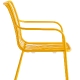 achat pedrali nolita 3656 fauteuil jardin métal dossier haut jardin cedre rouge