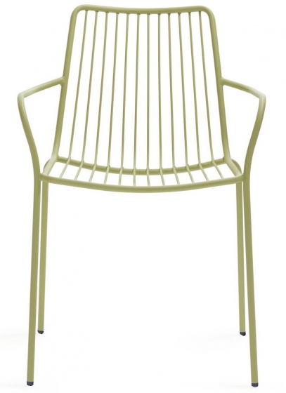 achat pedrali nolita 3656 fauteuil jardin métal dossier haut jardin cedre rouge