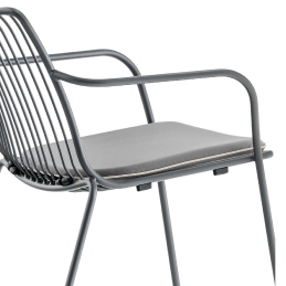 Coussin pedrali rembourré de mousse Adapté pour la chaise lounge Nolita 