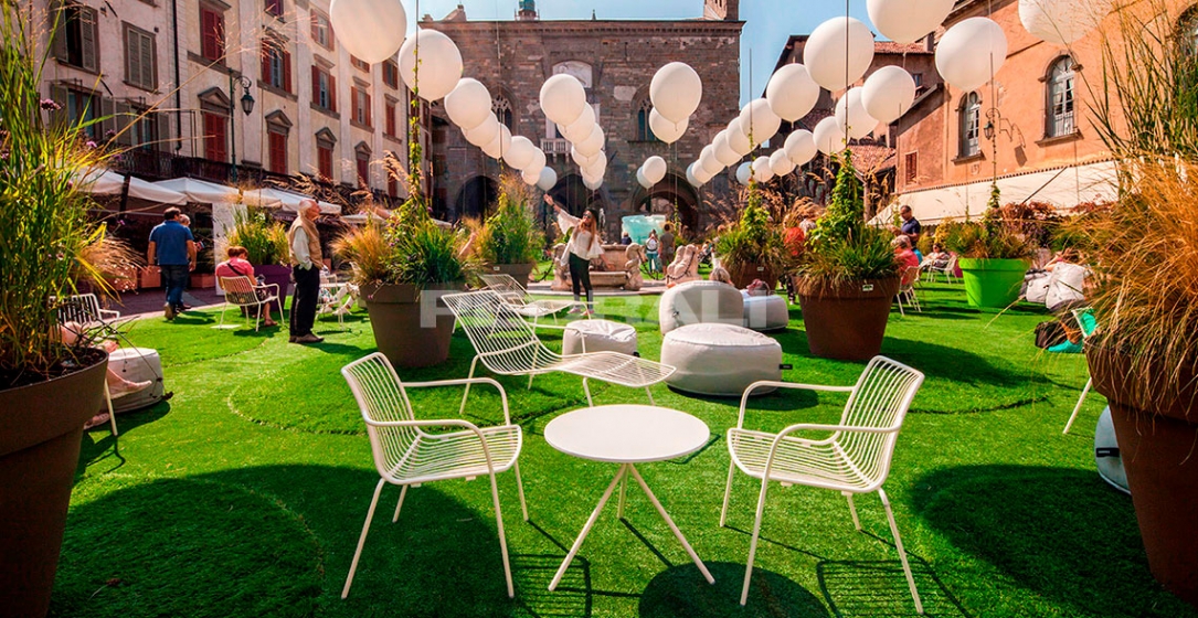 achat pedrali nolita 3659 fauteuil lounge jardin détente fil metal