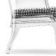Coussin pasha rembourré recouvert de tissu grand confort au fauteuil Pasha