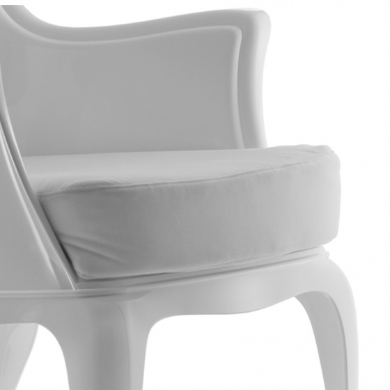 Coussin pasha rembourré recouvert de tissu grand confort au fauteuil Pasha