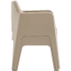 Fauteuil Plus Air 630 Busana Pedrali extérieur jardin outdoor piscine empilable kaki blanc noir beige orange