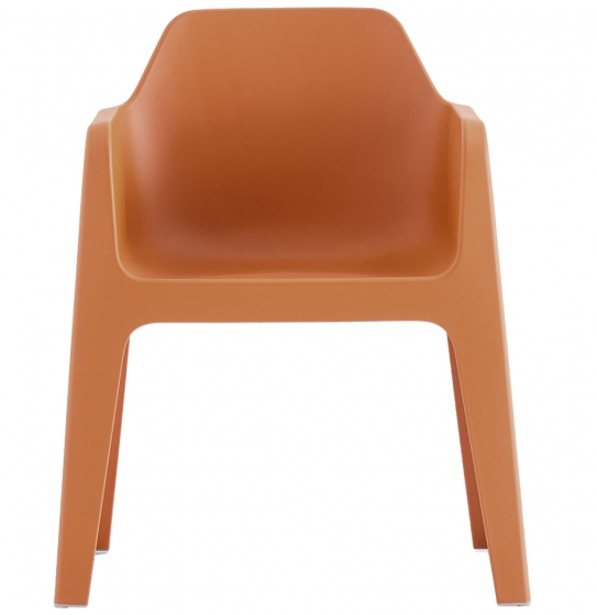 Fauteuil Plus Air 630 Busana Pedrali extérieur jardin outdoor piscine empilable kaki blanc noir beige orange