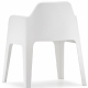 Fauteuil Plus Air 630 Busana Pedrali extérieur jardin outdoor piscine empilable kaki blanc noir beige orange