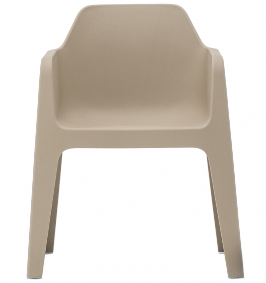 Fauteuil Plus Air 630 Busana Pedrali extérieur jardin outdoor piscine empilable kaki blanc noir beige orange