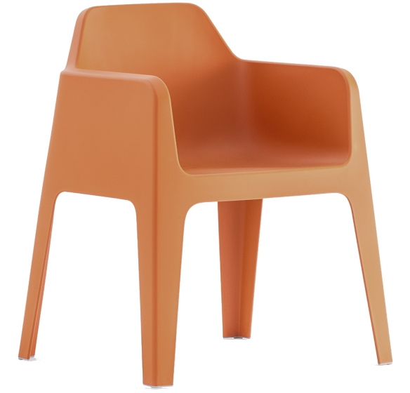 Fauteuil Plus Air 630 Busana Pedrali extérieur jardin outdoor piscine empilable kaki blanc noir beige orange