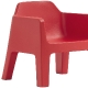 Fauteuil lounge Plus Air 631 Alessandro Busana Pedrali extérieur jardin piscine indoor outdoor design blanc rouge empilable