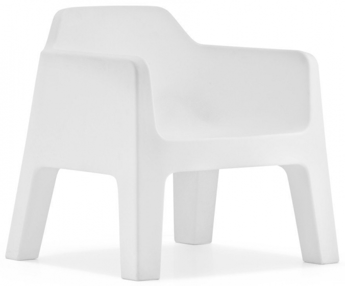 Fauteuil lounge Plus Air 631 Alessandro Busana Pedrali extérieur jardin piscine indoor outdoor design blanc rouge empilable