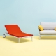 Fauteuil jardin design lounge Reva Patrick Jouin Pedrali confort coussin assise garnie blanc sable