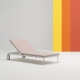 Fauteuil jardin design lounge Reva Patrick Jouin Pedrali confort coussin assise garnie blanc sable