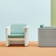 Fauteuil lounge Sunset 625 Alessandro Busana Pedrali résine coussin outdoor extérieur terrasse 