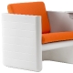 Fauteuil lounge Sunset 625 Alessandro Busana Pedrali résine coussin outdoor extérieur terrasse 