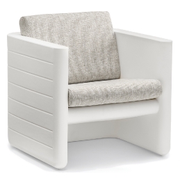 Fauteuil lounge Sunset 625 Alessandro Busana Pedrali résine coussin outdoor extérieur terrasse 