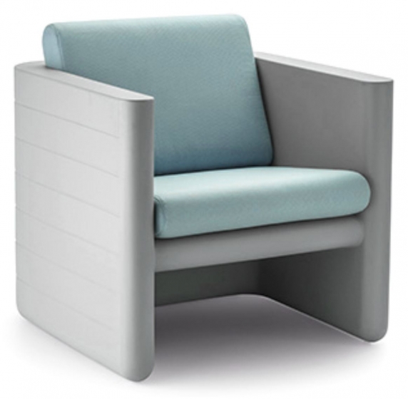 Fauteuil lounge Sunset 625 Alessandro Busana Pedrali résine coussin outdoor extérieur terrasse 