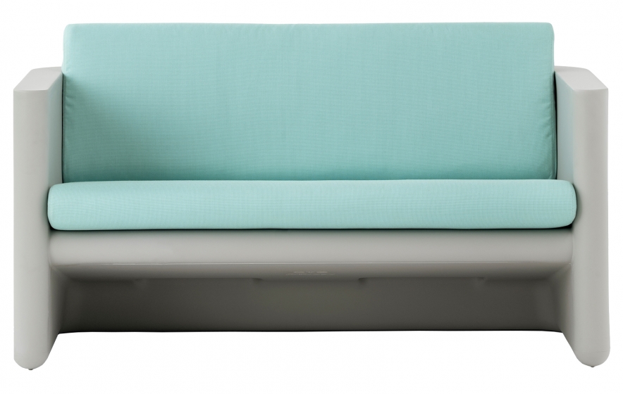 Canapé Sunset 626 Alessandro Busana Pedrali résine monobloc coussins 