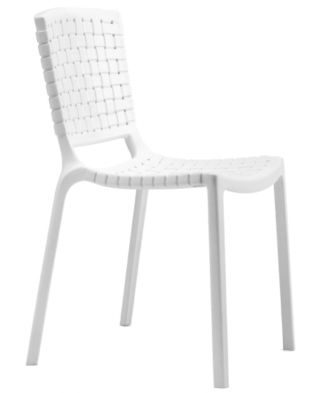 Chaise Tatami 305 Pedrali résine extérieur design empilable polypro beige vert noir marron blanc 