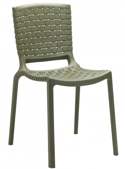 Chaise Tatami 305 Pedrali résine extérieur design empilable polypro beige vert noir marron blanc 