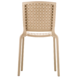 Chaise Tatami 305 Pedrali résine extérieur design empilable polypro beige vert noir marron blanc 