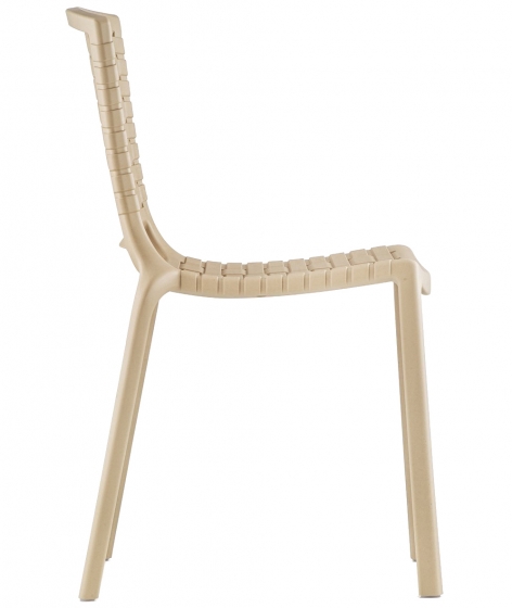 Chaise Tatami 305 Pedrali résine extérieur design empilable polypro beige vert noir marron blanc 
