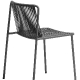 Chaise Tribeca 3660 CMP Design Pedrali acier laqué fil nylon empilable