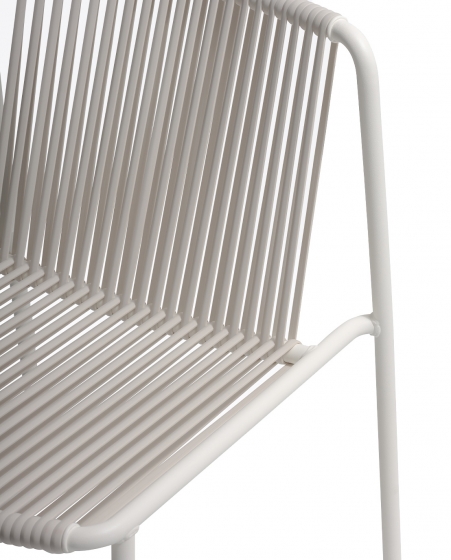 Chaise Tribeca 3660 CMP Design Pedrali acier laqué fil nylon empilable