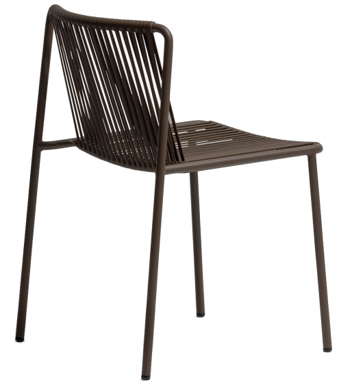 Chaise Tribeca 3660 CMP Design Pedrali acier laqué fil nylon empilable