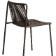 Chaise Tribeca 3660 CMP Design Pedrali acier laqué fil nylon empilable
