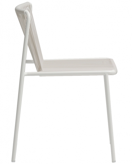 Chaise Tribeca 3660 CMP Design Pedrali acier laqué fil nylon empilable