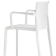 Fauteuil design Volt 675 Pedrali ergonomie résine empilable terrasse