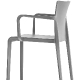 Fauteuil design Volt 675 Pedrali ergonomie résine empilable terrasse