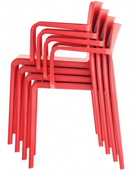 Fauteuil design Volt 675 Pedrali ergonomie résine empilable terrasse