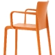 Fauteuil design Volt 675 Pedrali ergonomie résine empilable terrasse