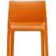 Chaise haute Volt 677 design empilable Claudio Dondoli Pocci Pedrali 