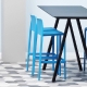 Chaise haute Volt 677 design empilable Claudio Dondoli Pocci Pedrali 