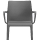 Fauteuil design Volt 674 HB Pedrali ergonomie résine empilable terrasse interieur exterieur orange bleu blanc noir rouge beige